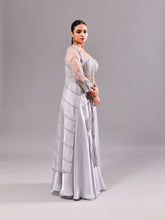 Silver Floral Jaal Indo